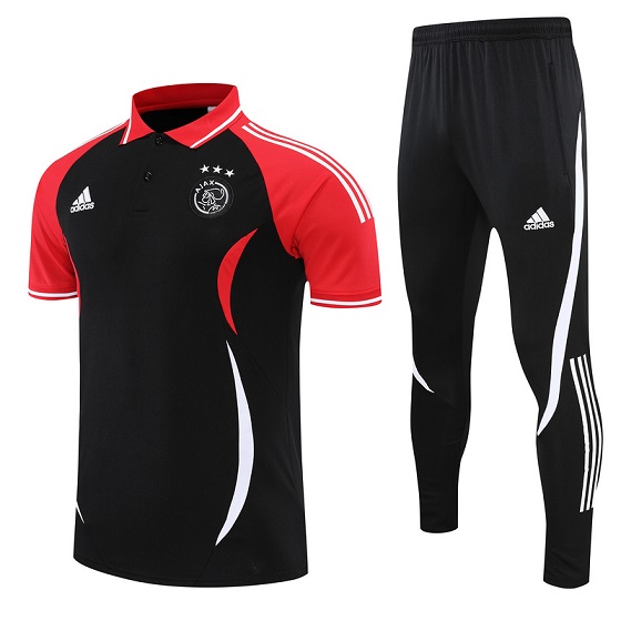 AAA Quality Ajax 22/23 Black/Red Training Kit Jerseys